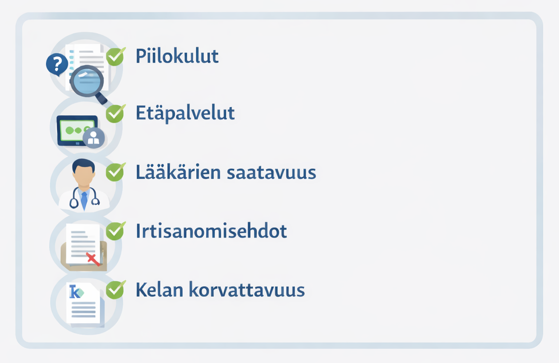 Työterveyssopimuksen tarkistuslista yrittäjälle | Täsmä Työterveys Oy